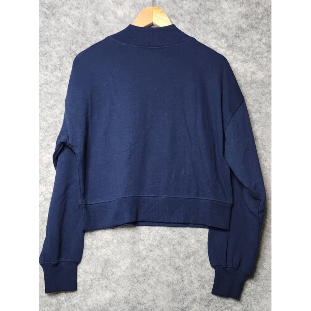 Penn State Blue Sweatshirt Mock neck Womens Medium Chicka D Blue Rhinestone - Picture 2 of 8